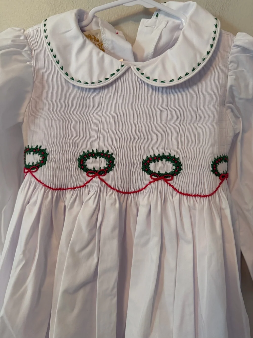 The Beaufort Bonnet Company Smocked Wreath Dress